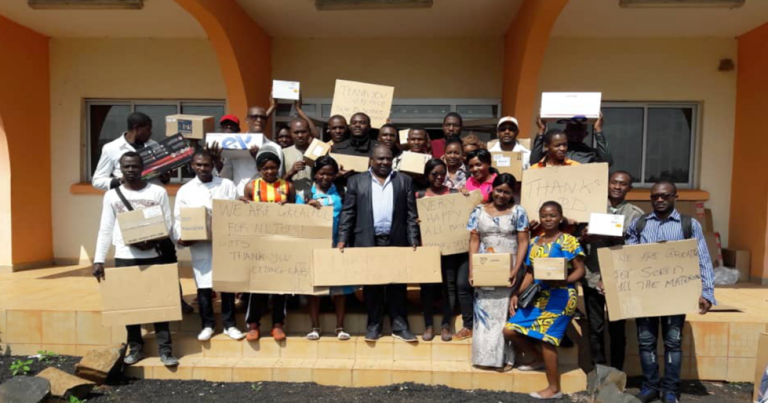 Arrival of equipment to Dschang University in Cameroon