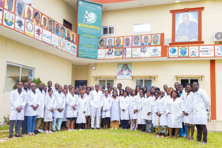 Faculty and students at the Polytechnic School of Abomey-Calavi