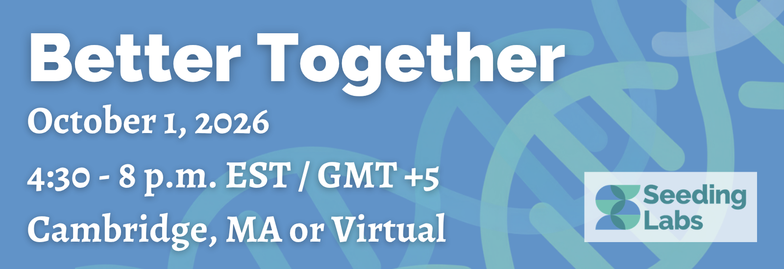 Better Together, October 1, 2026